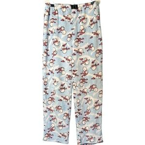 Cozy Blue Snowman Pajama Pants
